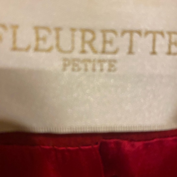 Loro Piana Fleurette Red Wool Coat - Picture 3 of 6